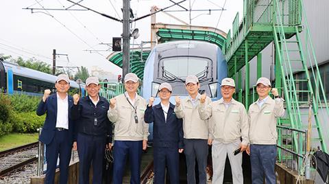 Hyundai Rotem has delivered the first EMU-250 trainset to Korail