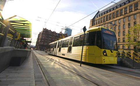 Manchester Metrolink 2CC St Peter's Square stop