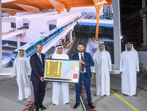 Handover Dubai metro to Keolis-MHI_RTA