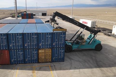 Kazakhstan container terminal (Photo: PTC Holding