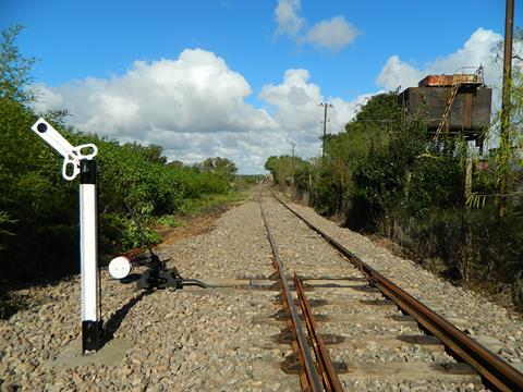 The line’s axleload will be raised to 22·5 tonnes and the maximum speed for freight trains to 80 km/h (Photo: Marcelo Benoit).