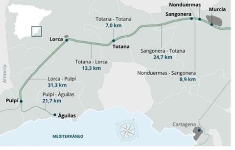 es-Murcia Pulpi Alguilas HSr and realignment map-small-ADIF