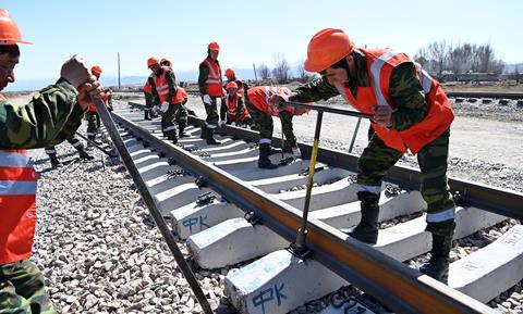 Kyrgyzstan’s President launches construction of Balykchy to Kochkor railway (13)