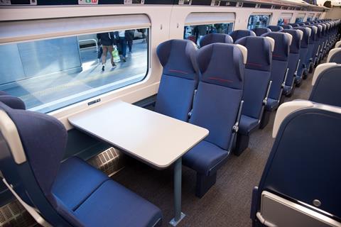 Lumo train seats