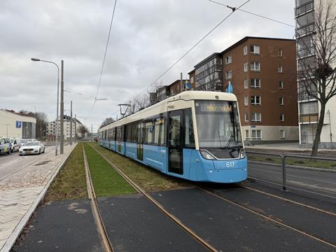 Goteborg tram extension to Lindholmen (image Göteborgs Sparvagar)