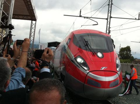 V300 Zefiro high speed train.