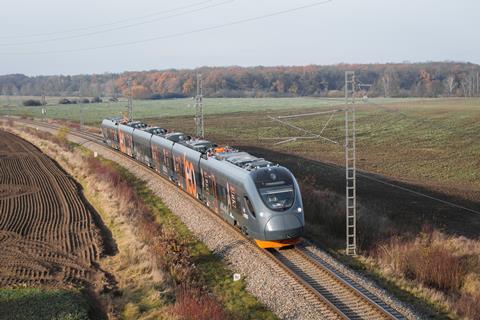 Leo Express Sirius train at Velim