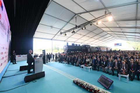 tr-Erdine foundation stone laying ceremony