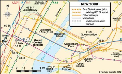 Gubernatorial Visit Marks Progress On New York S 11bn East Side Access Programme Metro Report International Railway Gazette International