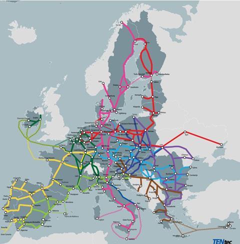 TEN-T Corridors proposed revision