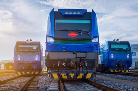 CRRC Zhuzhou six-section Shen 24 electric locomotive for mining company China Shenhua Energy Co