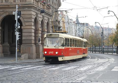 cz Praha PID visual identity - Tatra T3 tram