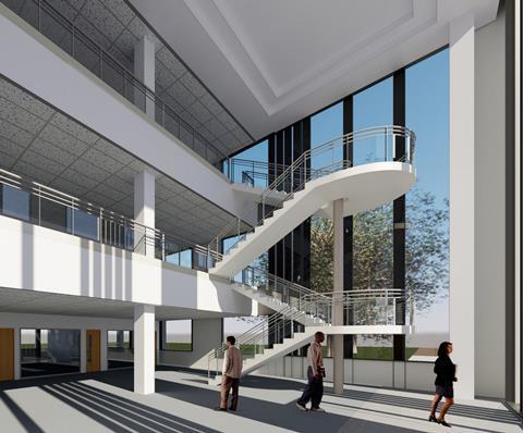 Goole building internal CGI