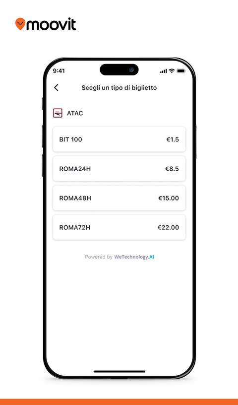 Moovit Roma app