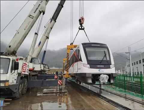 CRRC Sifang has completed a fleet of 26 trains for Chengdu’s 66·2 km metro Line 18,