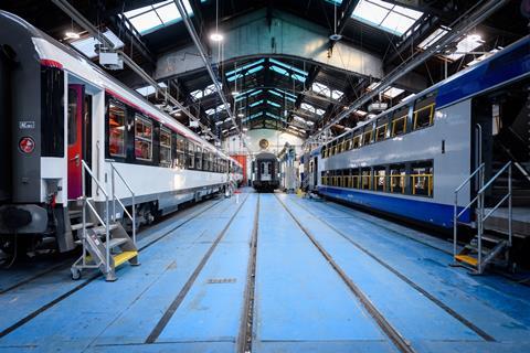 SNCF night train refurbishment work underway