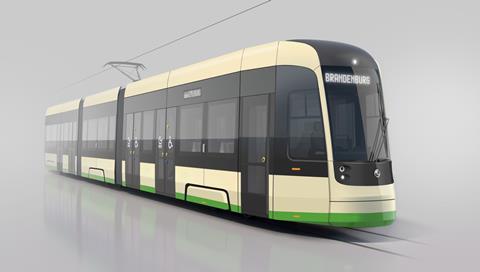 Škoda tram for Brandenburg 