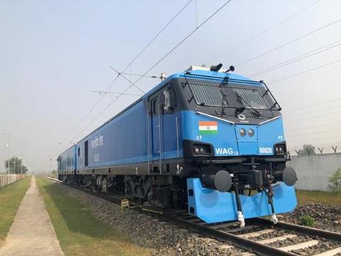 La première locomotive électrique Prima d'Alstom livrée à Indian