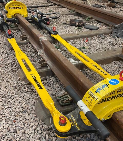 Enerpac RP70a rail stressor