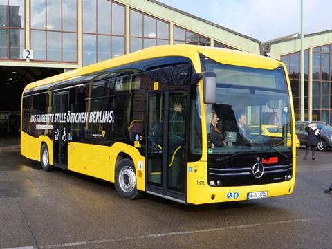 Daimler Buses eCitaro battery bus for BVG.