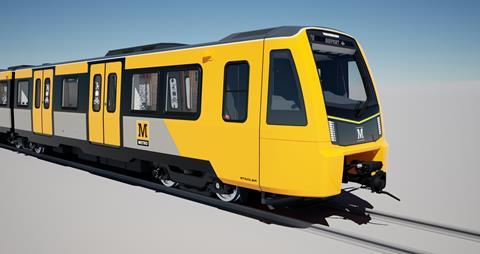gb Tybe & Wear Metro new Stadler train livery 2