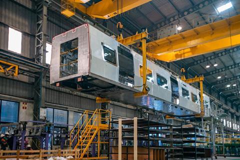 The first trainset for the Delhi Regional Rapid Transit System has been rolled out at Alstom’s former Bombardier Transportation Savli plant in Gujurat.
