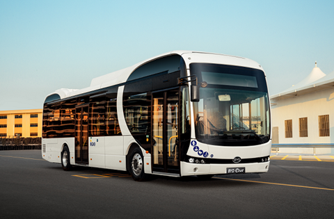 BYD 12 m electric bus