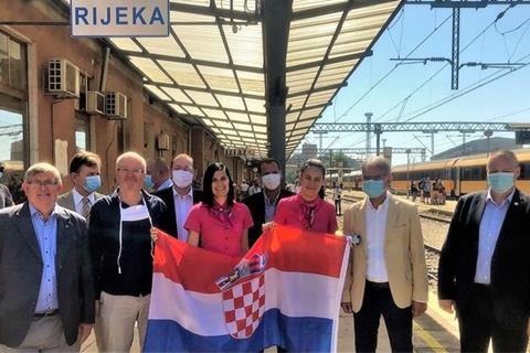 RegioJet's train to Rijeka carried 65 000 passengers in three months, with an average occupancy higher than 90%.