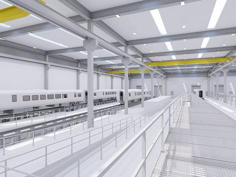 Siemens Mobility's planned Goole plant.