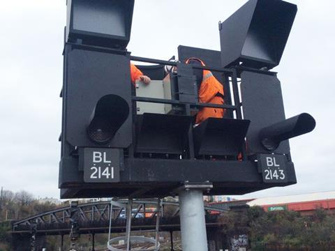 Network Rail  signalling works