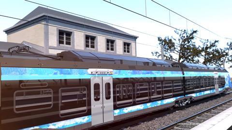 Coradia Polyvalent H2 hydrogen train (Image: Alstom Design & Styling)