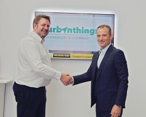 Carl Partridge, CEO of UrbanThings, and Konstantinos Lagios, CCO of Paragon ID