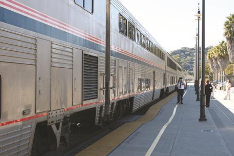 Amtrak Coast Starlight at Santa Barbara