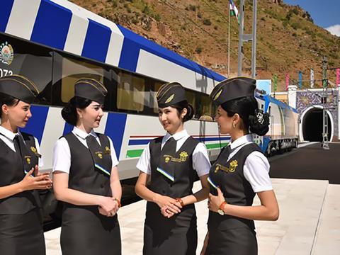 The 123 km Angren – Pap railway which provides a direct link between Toshkent and the Ferghana Valley was opened in 2016