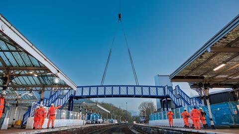 Dumfries - Access for All footbridge and lifts installation - April 14 2024-7_cropped