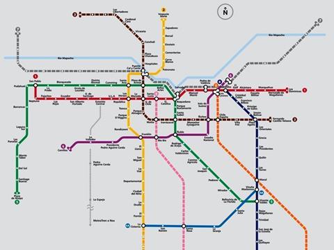 32584 Tn Cl Santiago Metro Expansion Map 