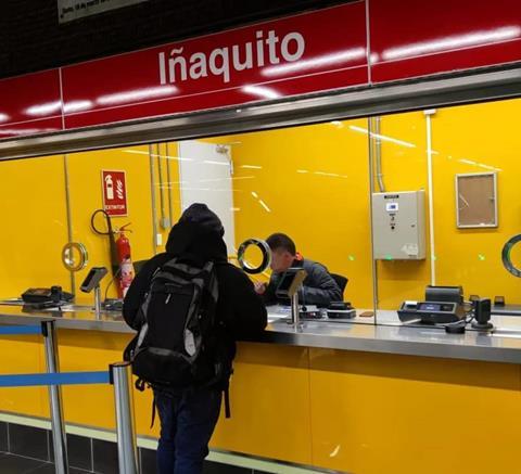 Quito metro ticket office