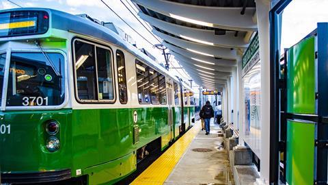 Boston Green Line new Babcock Street stop