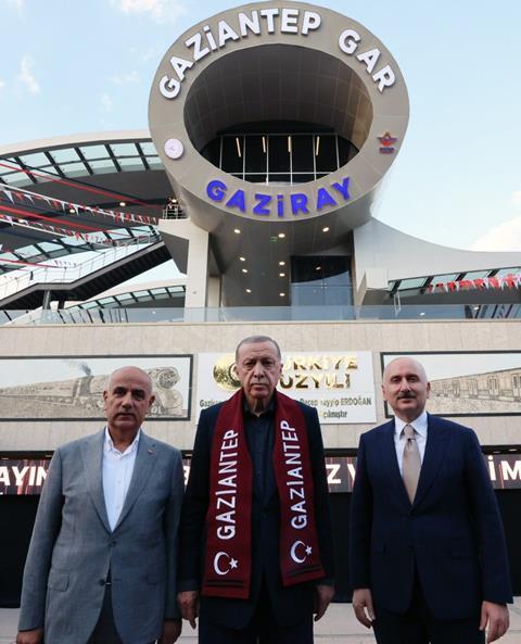 Erdogan minister Gaziray opening