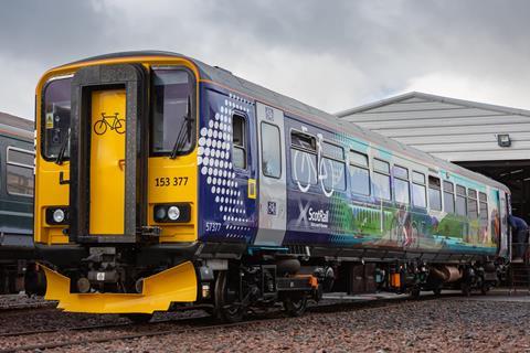 RETB radio signalling equipment designed and supplied by Comms Design Ltd is being fitted to the five Class 153 DMUs which Brodie Engineering is refurbishing as ‘active travel’ vehicles for ScotRail.
