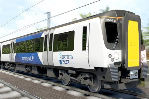 Siemens Desiro Class 350/2 electric multiple-units could be fitted with batteries to enable off-wire operation.