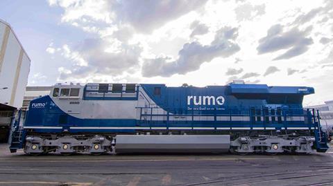 Rumo Wabtec ES44ACi loco