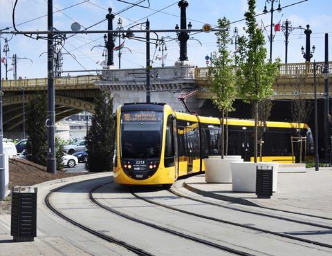 Budapest CAF tram (1)