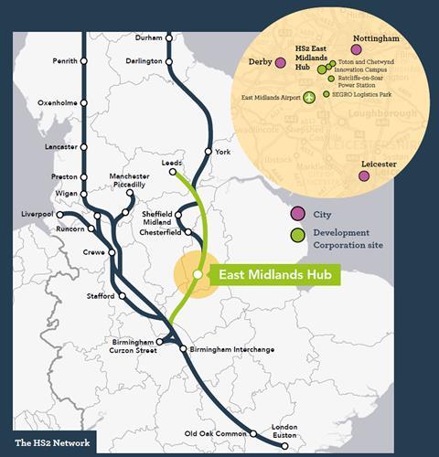 More than 20 villages, towns and cities across the East Midlands would have direct access to the HS2 station, including Leicester, Nottingham, Derby, Newark, Matlock, Mansfield and Long Eaton.