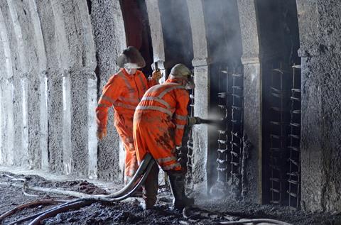 Work taking place to strengthen Holme Tunnel