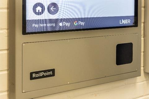 An optional NFC module can work with RailPoint’s new RailPay interface to provide smartphone-based e-ticketing, and bespoke variations of the displays can be created, including with user branding.