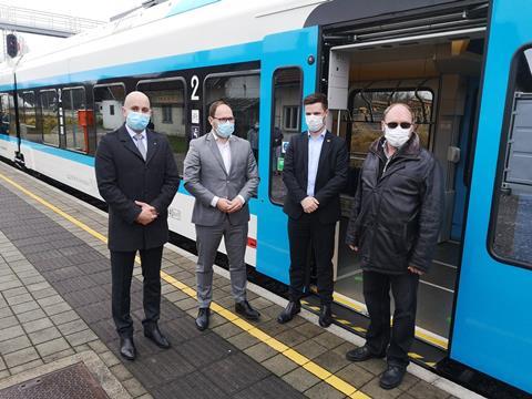 The first Kočevje-bound passenger train since 1971 departed from Ljubljana station at 12.08 on January 3.