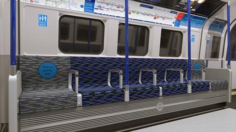 London Underground Picadilly Line new Siemens Mobility train interior impression