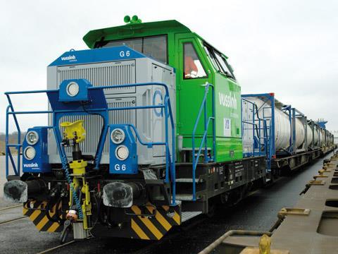 Vossloh Locomotives G6 shunter.