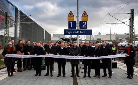 Ingolstadt Audi station opening